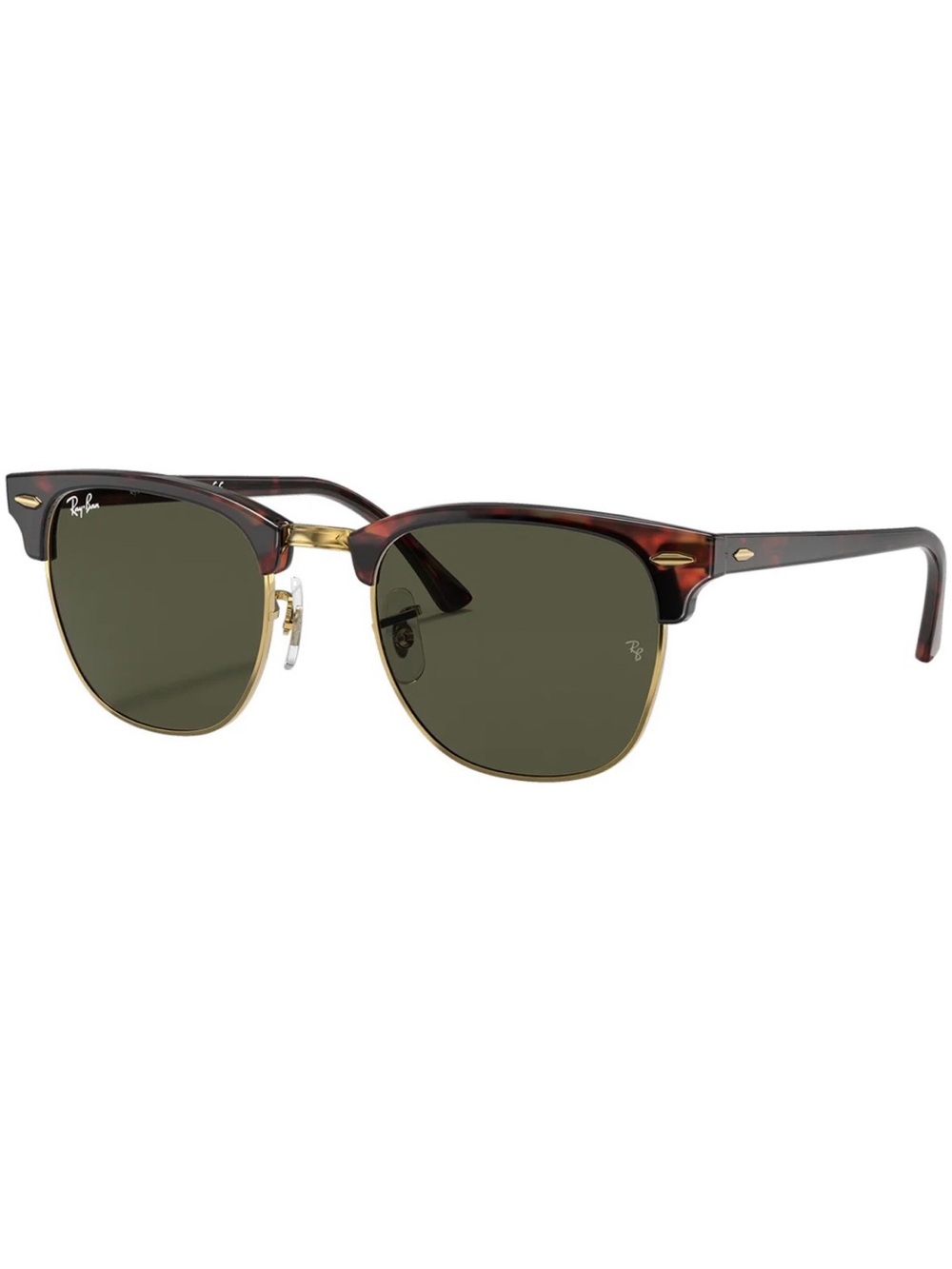 Ray-Ban RB3016 Clubmaster Classic Polished Tortoise w/ Case - Picture 1 of 3